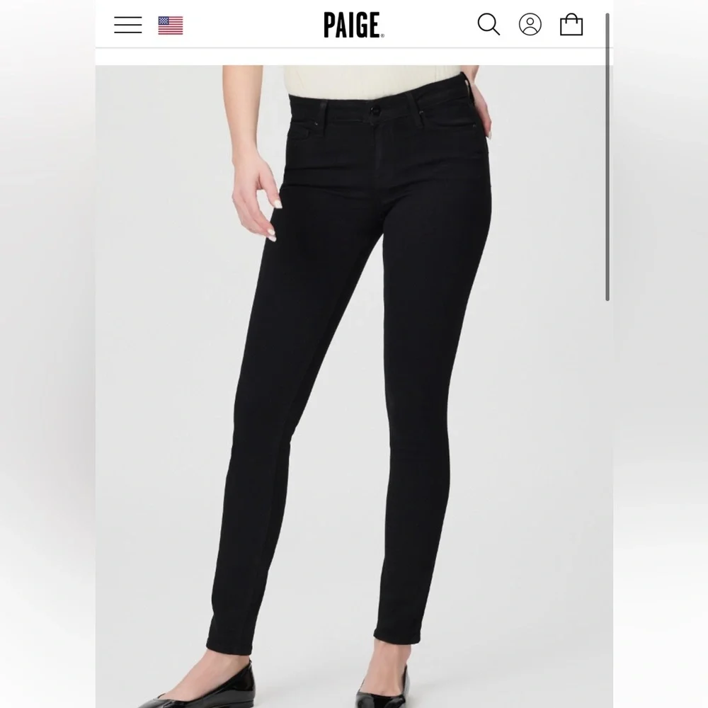 PAIGE Verdugo Ultra Skinny denim size 25 EUC - Picture 2 of 9